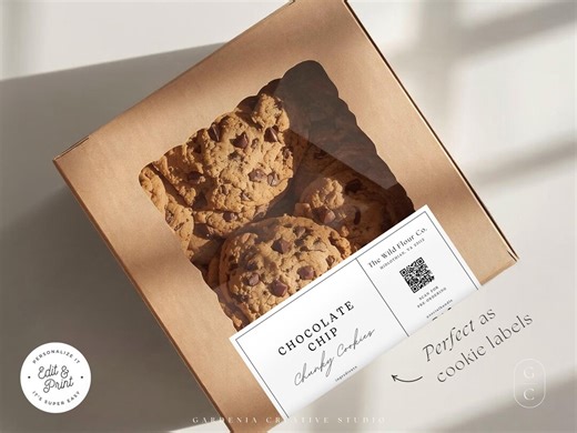 6x4 Cottage Food Label Template, Rectangle Cookie Label With Cottage Law, Bread Sticker, Home Bakery Ingredient, Download EDITABLE Canva 001 - Etsy