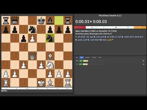 Picochess 4.2.2 and Stockfish 18 (Raspberry Trixie)