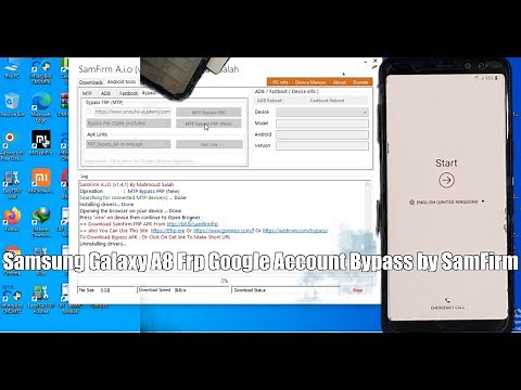 Samsung Galaxy A8 Frp Google Account Bypass by SamFirm