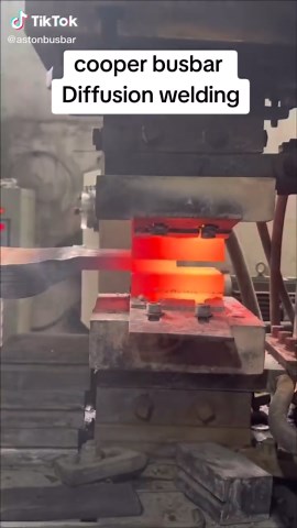 big size flexible copper busbar welding #customized #tinplate #copperbusbar #copper #busbar #factory #busbarprocessing #powerdistribution #spotwelding