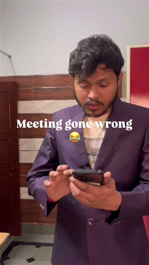 Meeting gone wrong😂 #funny #explore #funnyshorts