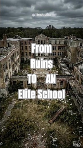 Abandoned School Rebuilt Into a Modern Campus 😳 | Satisfying Transformation ‪@TheAIQila‬