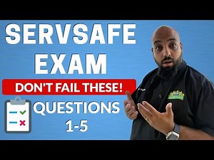 Don't Fail the ServSafe Exam | Questions 1–5 Broken Down (2025 Ep.1)