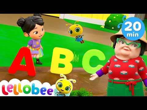 NEW | Kids ABCs Singalong | Lellobee City Farm | Songs and Cartoons | Best Videos for Babies