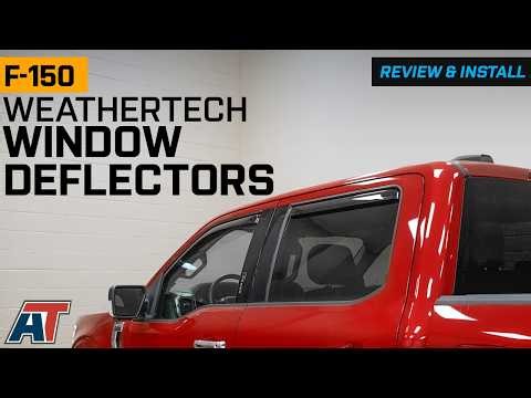 2021-2026 F-150 Weathertech Side Window Deflectors Review & Install