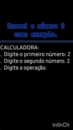 Calculadora em Python (resultados)