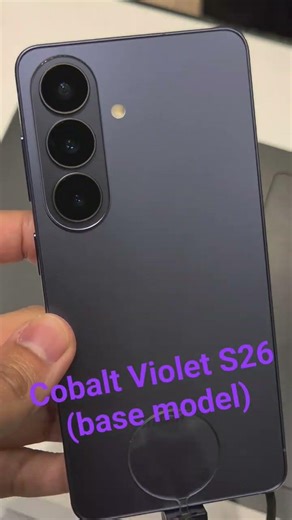 Cobalt Violet - Galaxy S26 (base model) #smartphone #Galaxys26 #thenextgalaxy