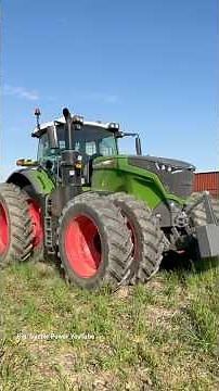 FENDT 1042 Vario Tractor Working on Tillage #bigtractorpower