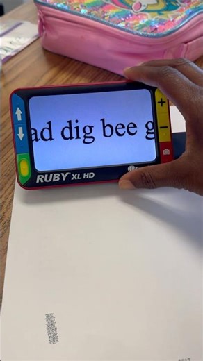 Ruby XL | Video Magnifier #visuallyimpaired