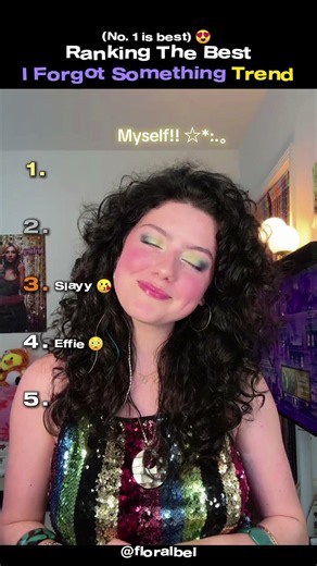 Ranking The BEST I Forgot Something Trend💖✨ #ranking #tiktok #viral #trend