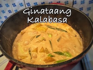 Ginataang Kalabasa | with Bagoong Alamang