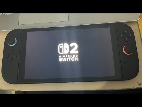 Unboxing and setting up a Nintendo Switch 2