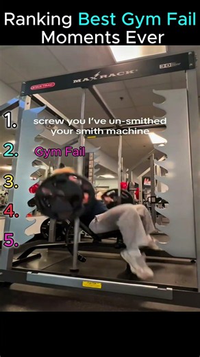 Ranking Gym Fails From Bad to Worst #gymfails #funny #fails