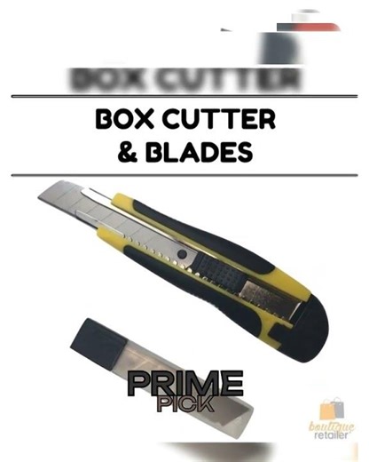 BOX CUTTER & BLADES Knife Retractable Blade Snap Off Razor 18mm Durable Opener