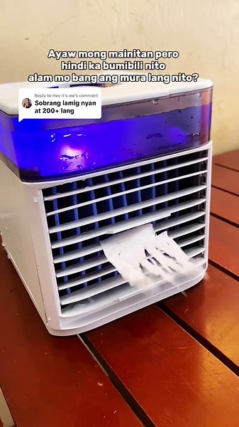 Replying to @Hey it’s me Mini Aircon perfect ngayong tag init #miniairconditioner #miniaircon
