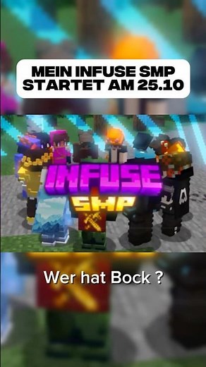 Minecraft Server Infuse smp #minecraft #minecraftshorts #gaming