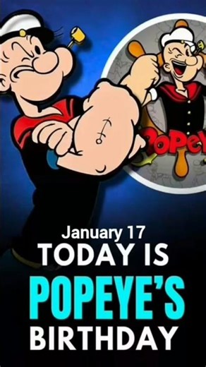 Happy 97th Birthday Popeye! 🎉#gcclassics #popeye #happybirthday