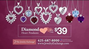 Jewelry Exchange Be My Valentine TV Spot, 'Diamond Heart Pendants and Bands'