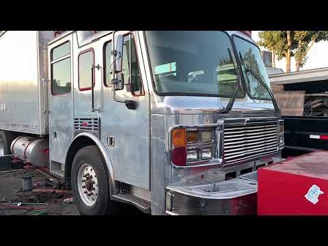 Burning man fire truck RV build