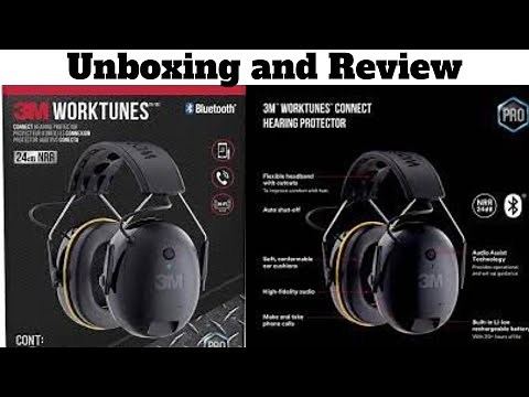 3M WorkTunes Call Connect Bluetooth Ear Muffs - Unboxing and Review