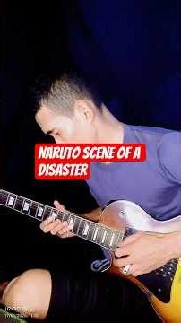naruto theme song scene of a disaster #fypシ゚viral #fypshorts #guitarsolo #improvisation #improve