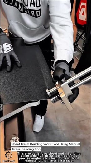 Sheet Metal Bending Work Tool Using Manual Press Bending Tool #worktool