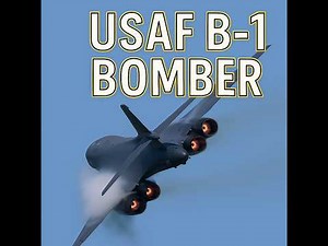 USAF B-1B Bomber Slow Pass at Chicago Air and Water Show