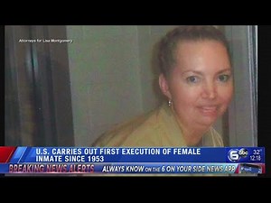 US carries out its 1st execution of female inmate since 1953