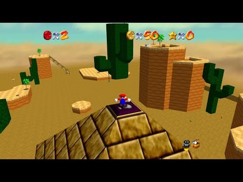 Surreal Sand Ocean by SuperWaffleMaker2 - Mario Builder 64