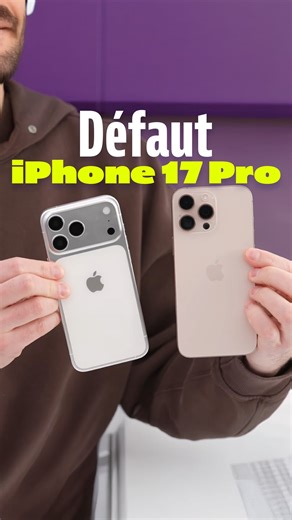 Frandroid on Instagram: "L’iPhone 17 Pro a un défaut ! #smartphone #apple #iphone17pro #iphone #flash"