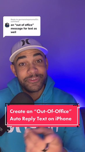 How to Set Up an 'Out of Office' Auto Reply Text on iPhone