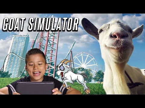 Evan Plays GOAT SIMULATOR! with Face Cam