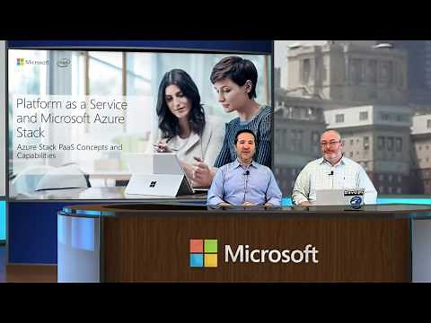 Microsoft Azure Stack - PaaS Services Overview