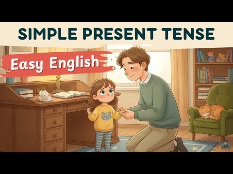 Learn Simple Present Tense with Easy English Practice for Beginners | Daily Routine Sentences
