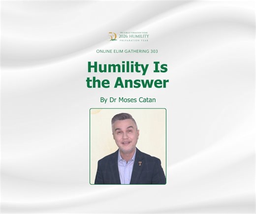 Join us now for our Online Elim Gathering! "Humility Is the Answer" By Dr Moses Catan Video and audio elements with license from Storyblocks.com Musical score credited to Springs Foundation, Inc. “Sumayaw, Sumigaw" (Elim Music) used with permission from Springs Foundation, Inc. | Elim Communities