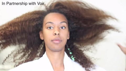 Trying the Crayon Sprial Rods for Perfect Corkscrew Curls using Voir HairCare