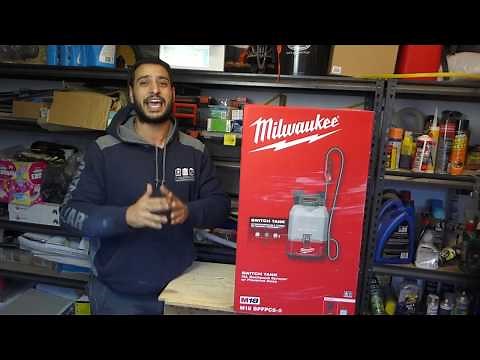 Milwaukee M18 switch tank backpack sprayer review and testing