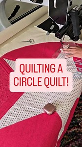 4.1K views · 164 reactions | I quilted a circle quilt on the longarm…...