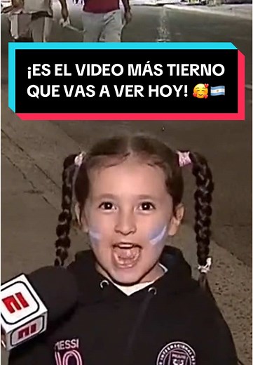 Argentina vs Brasil: La Pequeña Fanática Más Tierna