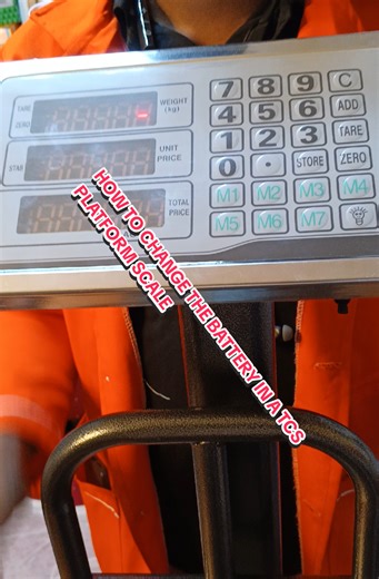 Replying to @kajira84 🔋 HOW TO CHANGE THE BATTERY IN A TCS PLATFORM SCALE — QUICK & EASY! 🔋 If your TCS platform scale is not powering on or keeps going off, the battery might be the issue 😅 Here’s how to replace it safely and correctly 👇 🛠️ Step-by-Step: 1️⃣ Switch OFF the scale Always turn it off before opening to avoid damage. 2️⃣ Locate the Battery Compartment Usually found behind or under the display indicator. 3️⃣ Open the Cover Use your hand or a screwdriver (depending on model). 4️⃣