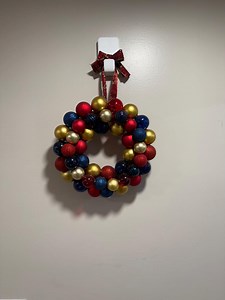 Mini - Shatterproof Ornament Wreath: ROYAL HOLIDAY GLAM, Holiday Decor, 12 In. - Etsy