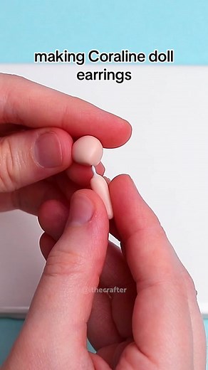 sculpted more spooky miniatures on my YT channel :) #coraline #coralinemovie #tiktokhalloween #polymerclay