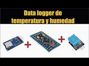 ✅ Data logger de temperatura y humedad en micro SD y Arduino