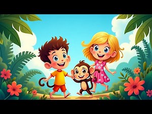 Monkey Monkey Cartoon || Funny Jungle Adventures for Kids!
