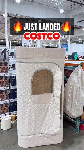 57K views · 133 reactions | Costco fans are picking up the Premium Portable Steam Sauna because it delivers comfort, convenience, and a calming escape at home. It’s ideal for unwinding, recharging, and treating yourself to steam sessions any time you need one. Grab it before it sells out—share this with a friend who would love a home spa. #costcofinds #costcowonders #costcoinfluencer #costco #wellnessathome #homespa #selfcareessentials #costcohome #costcodeals | Costco Wonders | Facebook