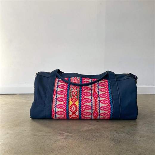 Oversized Leather Weekender Duffle- Handmade Weekender Travel Bag - Etsy