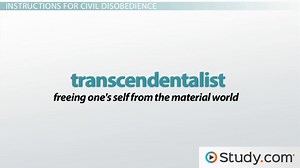 Civil Disobedience by Henry David Thoreau | Summary & Analysis - Video | Study.com