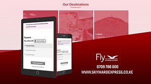 HOW TO BOOK STEP ONE: BOOK YOUR TICKET Go to Skywardexpress.co.ke key in your airport of departure and then Airport of arrival. Select the date, and time you want to fly. Fill in your details (these should match your ID details). Then pay, and an email confirmation will be sent to your email. STEP TWO: GO TO THE AIRPORT You will need to go to the Skyward Express Building at Wilson Airport where you will check in and get a boarding pass. There is a free shuttle bus to the Boarding Terminal. STEP 