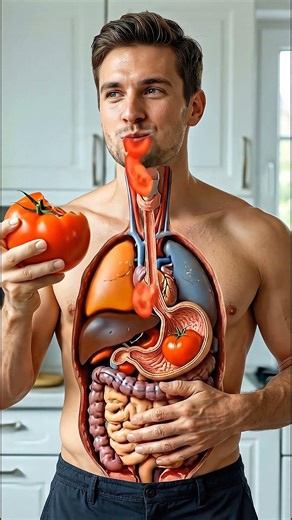 How Your Digestive System Breaks Down Tomatoes | 3D Animation Explained