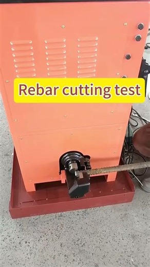 Rebar bending and cutting test